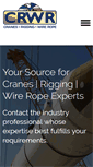 Mobile Screenshot of cranesriggingwirerope.com